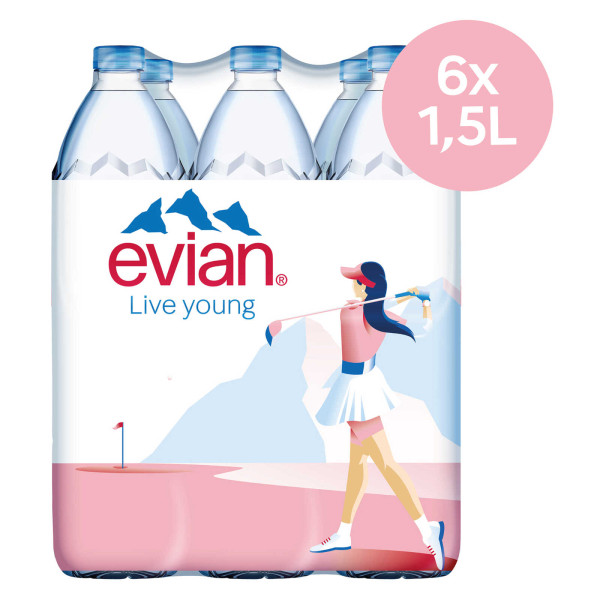 Evian Sixpack 