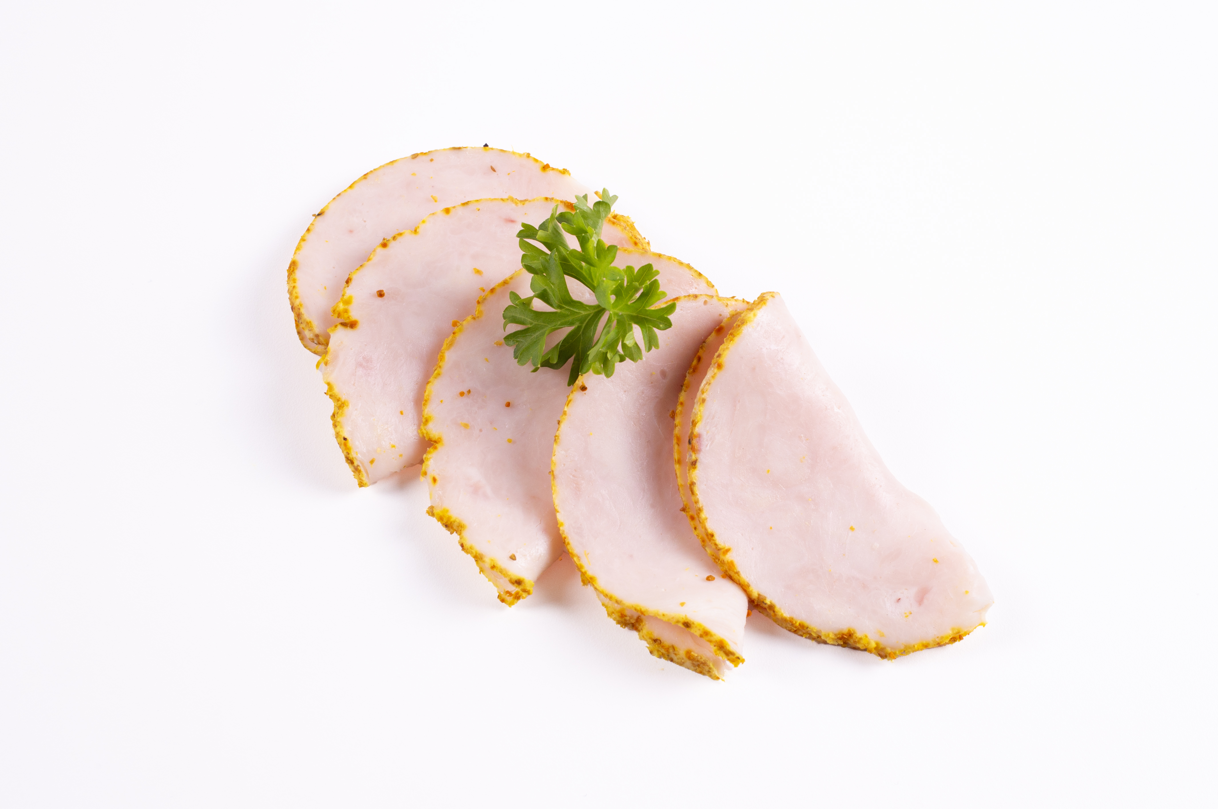 Sliced Curry Chicken Ham