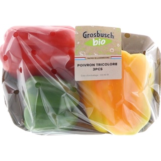 Poivron tricolore 3 pièces