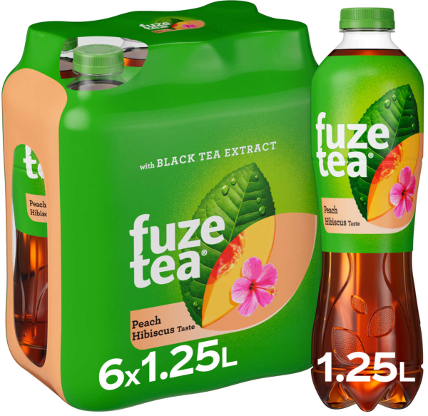 Fuze Tea Black Tea Peach Hibiscus