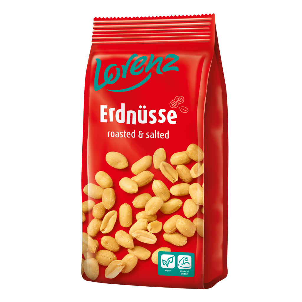 Roasted and salted peanuts