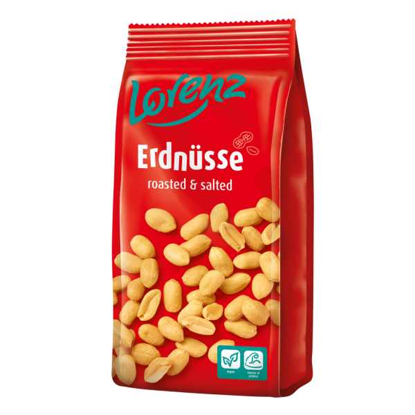 Roasted and salted peanuts