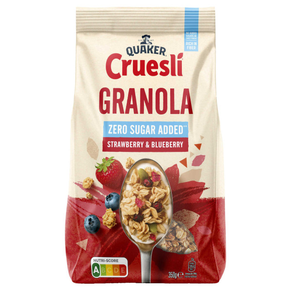 Cruesli Strawberry & Blueberry Granola