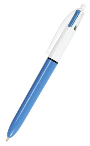4 Faarwen Mëttelgrouss Bic