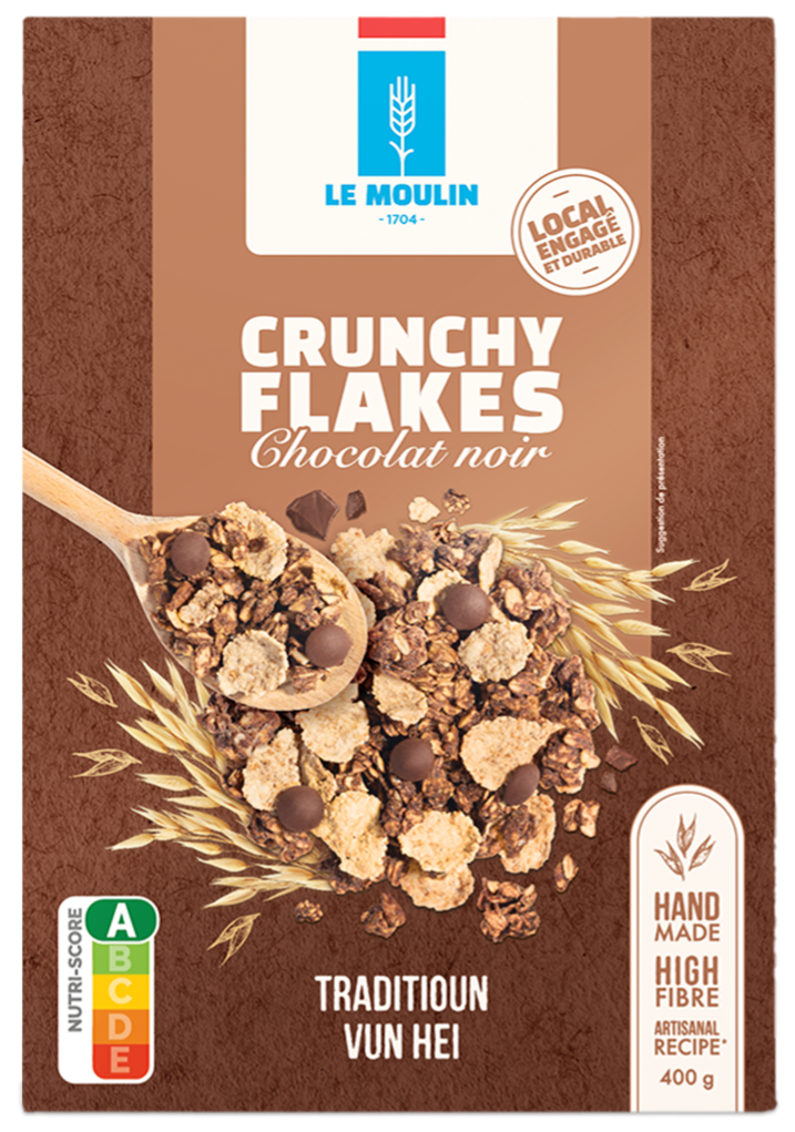 Crunchy Flakes Chocolat Noir
