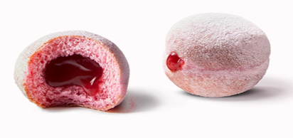 5 Mini Berry Bomb Donuts