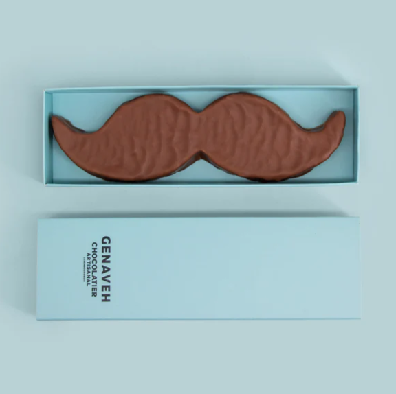 Milk Chocolate Praline Mustache