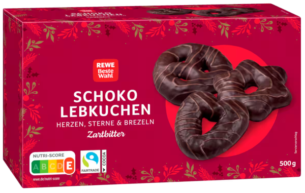 Herzen/Sterne/Brezeln Zartbitter