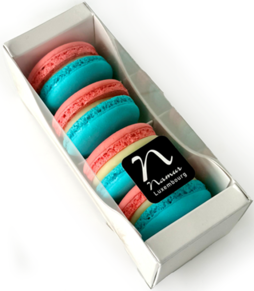 Dreifarbige Macarons