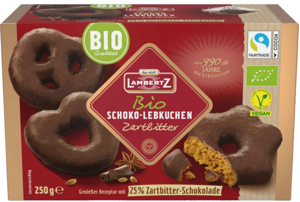 Bio Herzen/Sterne/Brezeln Zartbitter