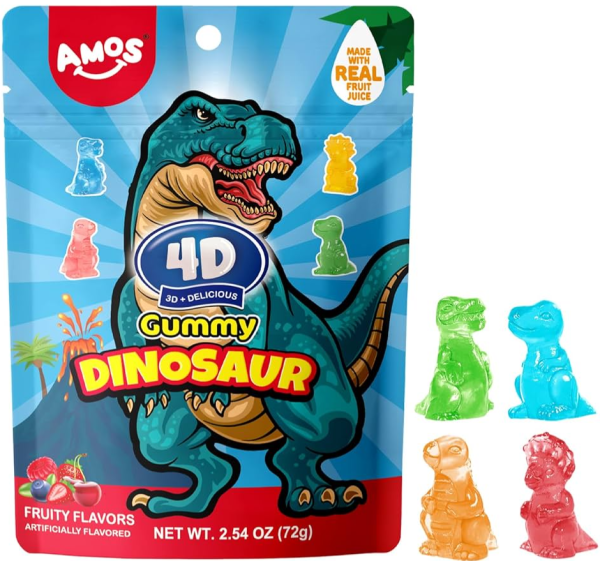 Gummi Dinosaurier 4D