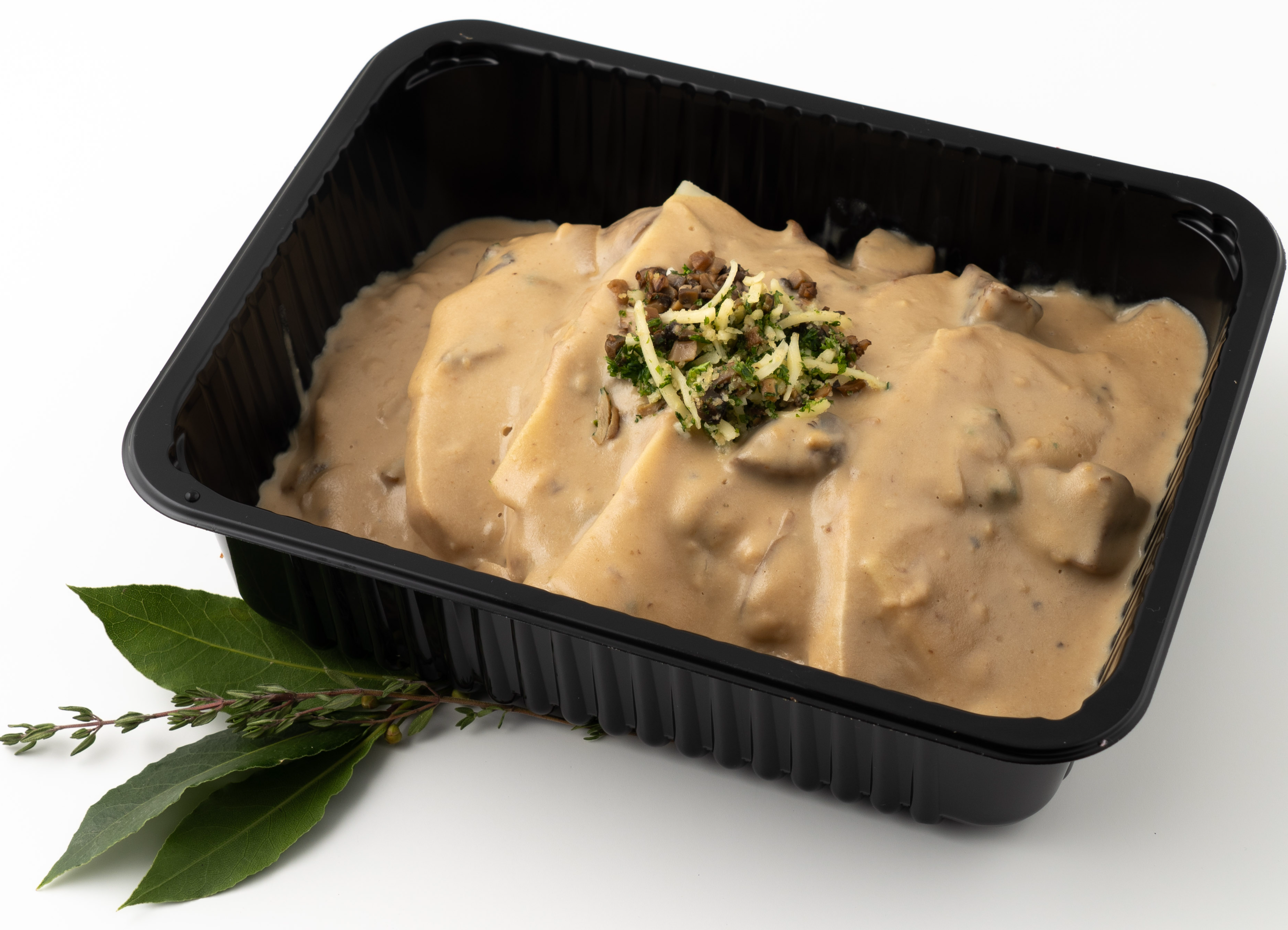 Orloff de veau sauce champignons