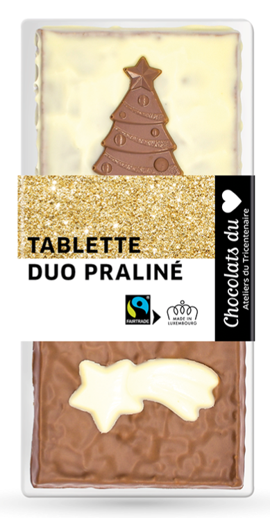 Chrëscht Praliné Duo Tablett