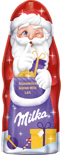 Weihnachtsmann Alpenmilch