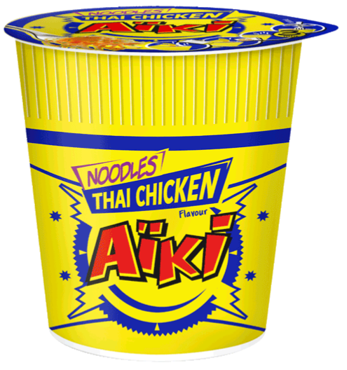 Aiki Nudeln Thai Hühnchen