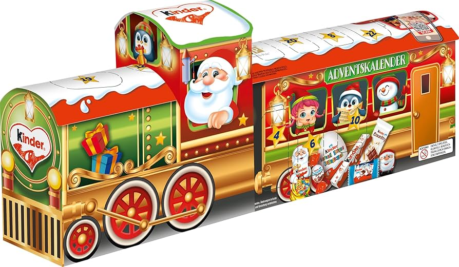 Calendrier de l'Avent Kinder train 3D