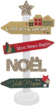 Panneau Indicateur Noël